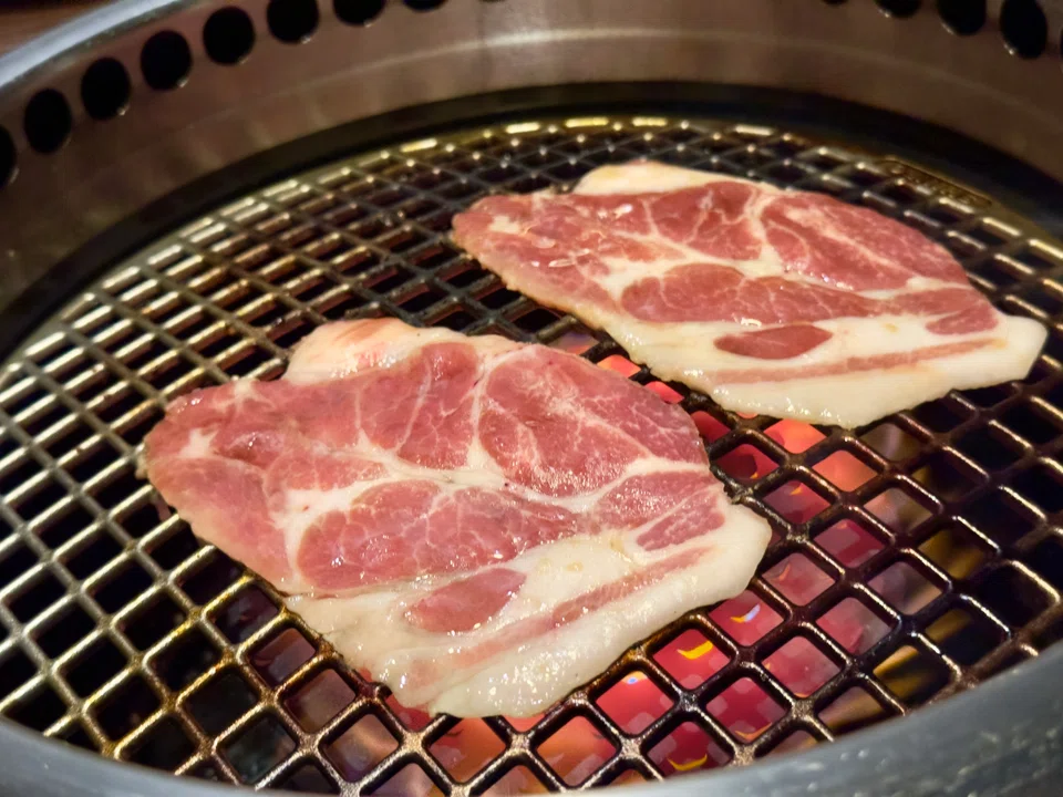 Hokkaido pork is well marbled and juicy.