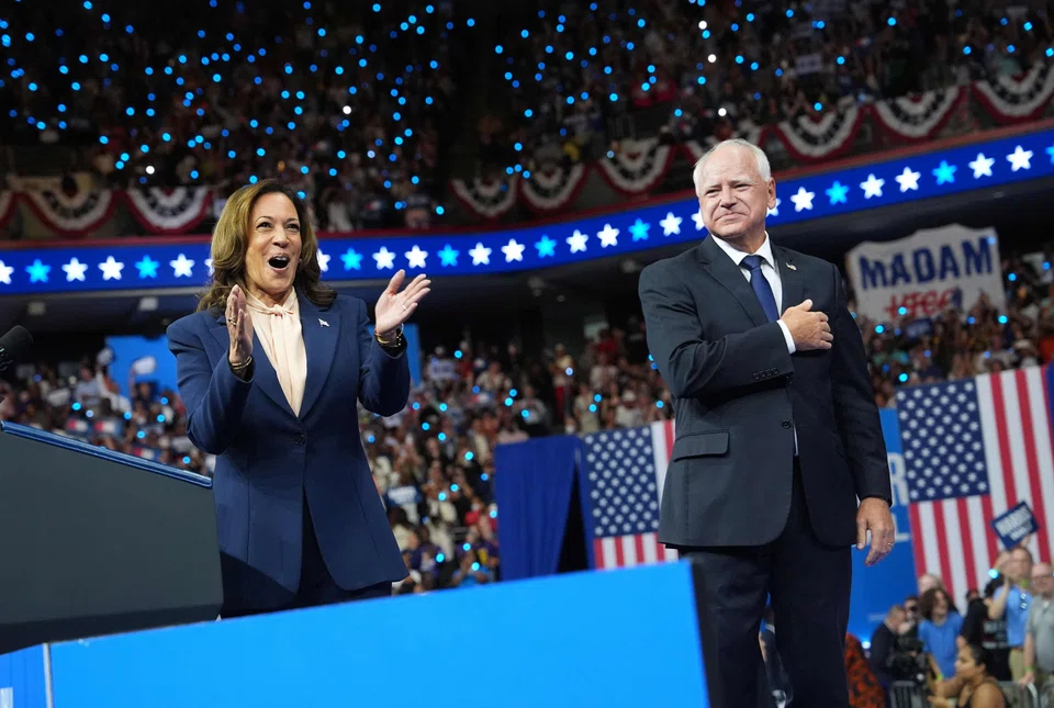 Kamala Harris has made big gains since replacing the president at the top of the ticket and naming running mate Tim Walz. 