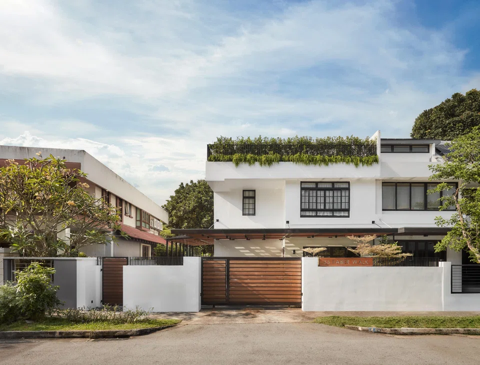 The best views from the house are at the back.