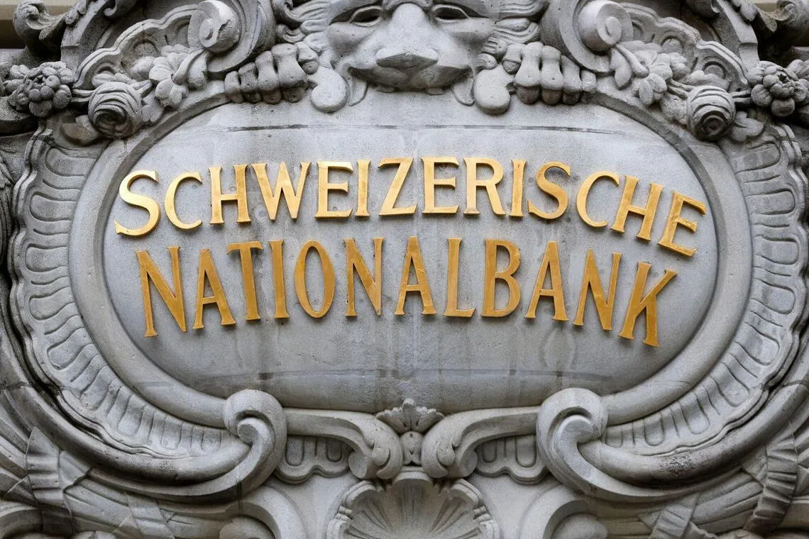 Swiss National Bank cut its inflation forecast to 0.3% next year and 0.6% in 2027.