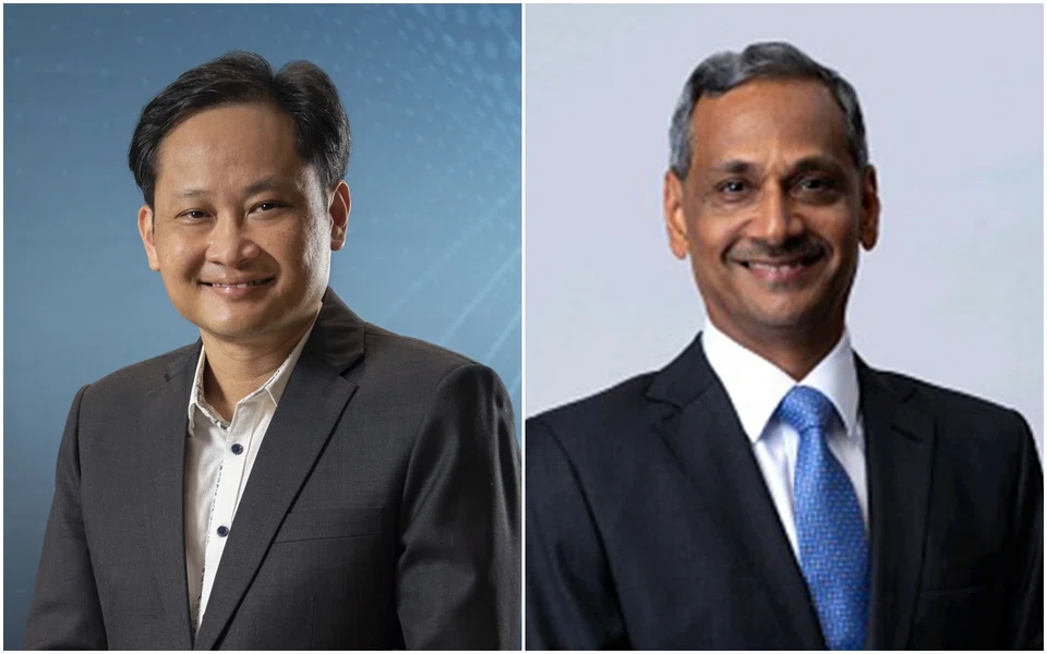 Mervyn Tan (left) will join the group, effective Jun 1, while Ravinder Singh will take on an advisory role. 