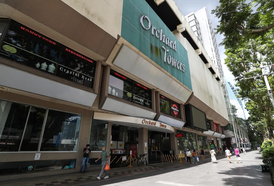 The low en bloc potential of Orchard Towers, seen in this file photo, means that the space being acquired is likely to make for a permanent home for Cornerstone Community Church's congregation in the city area.