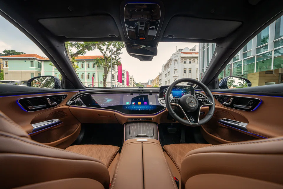 A 12.3-inch panel displays the driving info beautifully, while a 14.4-inch touchscreen handles the main infotainment duties.