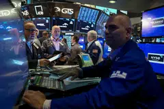 The Dow Jones Industrial Average fell 11.0 points, or 0.03 per cent, at the open to 43,718.92.    