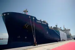 An LPG tanker used to transport ammonia.