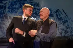 Jean-Claude Biver (right) and his son Pierre (left) visited Singapore recently to show the first watch from their newly launched brand.