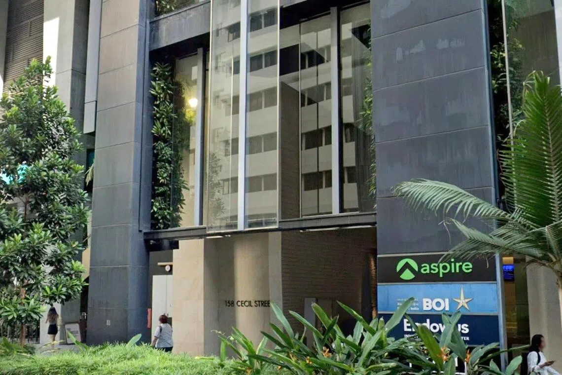 Market watchers say a sale of the 14-storey building (pictured above in June 2024) may help to establish values of Singapore CBD office buildings on sites with less than 60 years' balance lease.