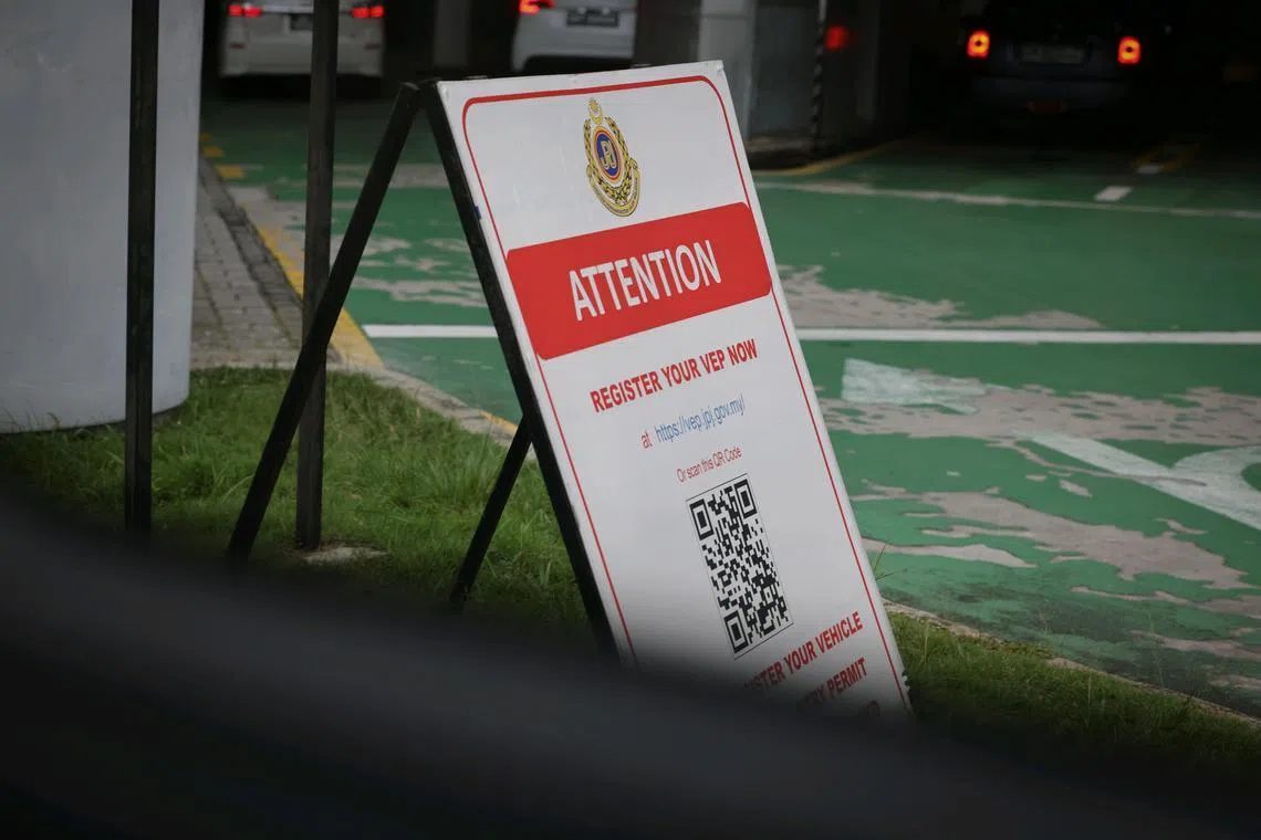 Warning notices were issued only to vehicle owners who have not yet applied for a VEP. 