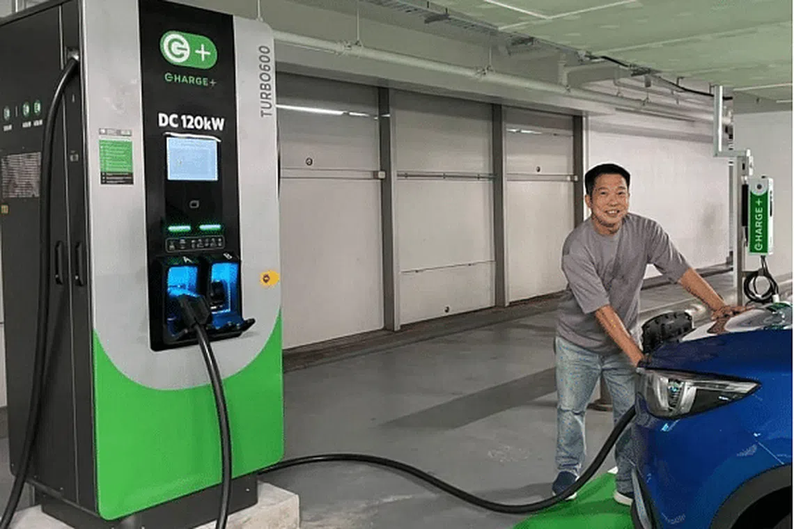 Ready to go in 30 mins: Sunseap launches fast-charging EV network in Singapore