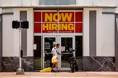 Businesses’ payrolls rose 132,000 this month after a nearly 270,000 gain in July.