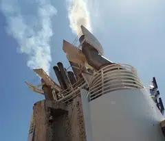 Shipping emissions pollute, but they also help combat global warming by reflecting sunlight. So, cutting polluting emissions would increase global warming.