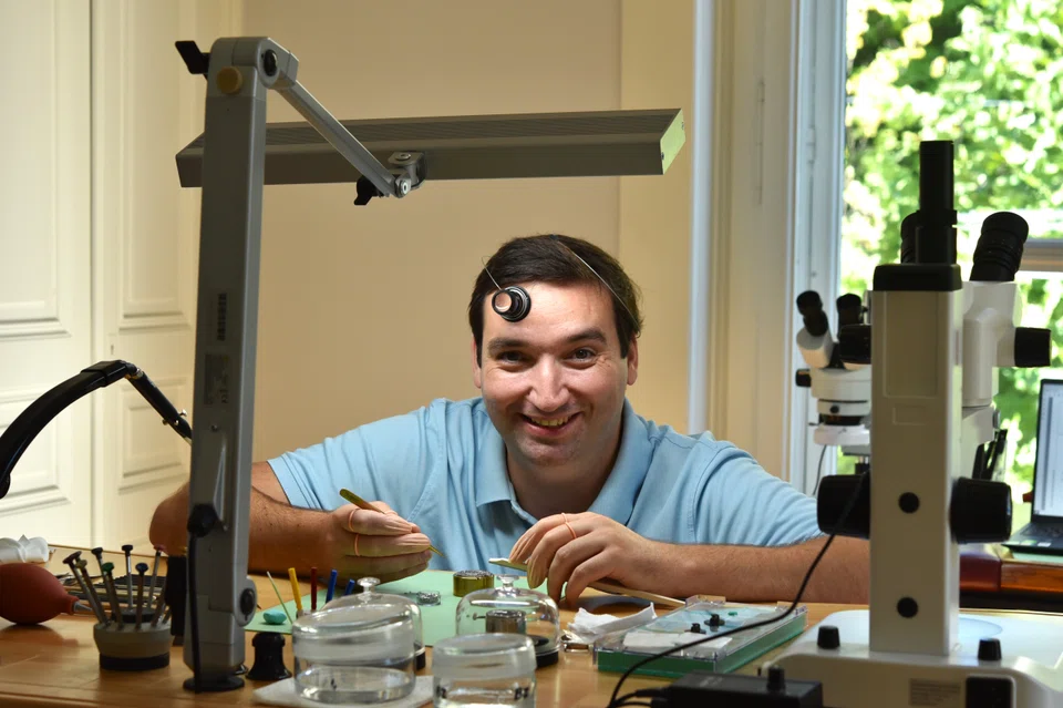 Remi Maillot started Krayon to help big and small watchmakers develop movements, trouble-shoot and finetune prototypes. 