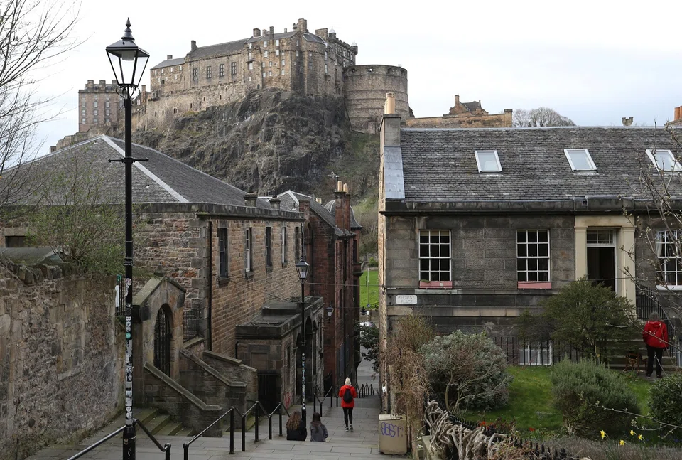With a population of just over a half-million people, Edinburgh is known for its scenic medieval city centre, the thousand-year-old castle in the middle of the city.