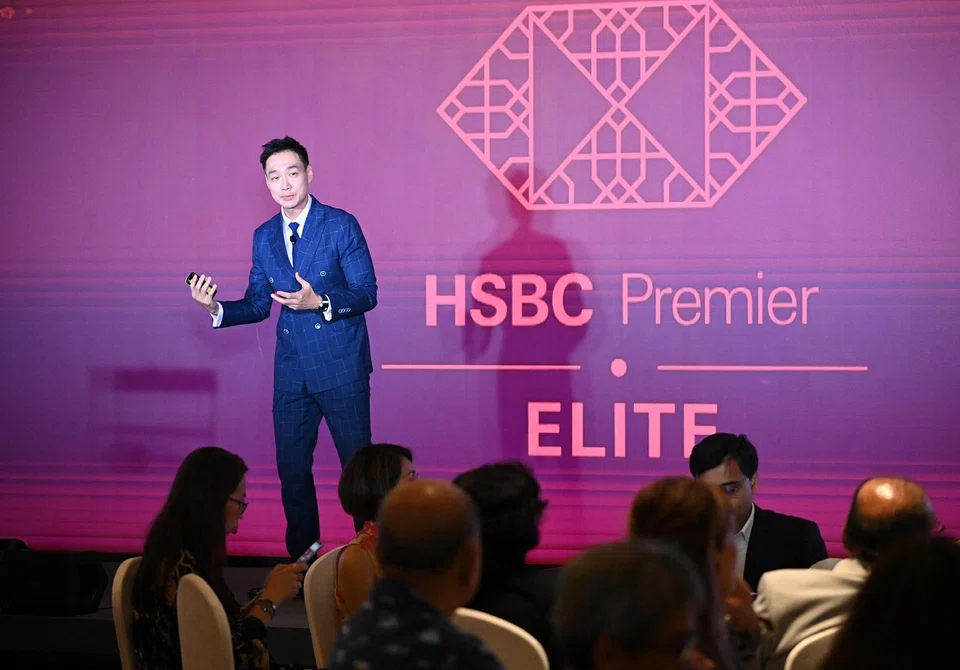 James Cheo, CIO for South-east Asia and India at HSBC's Private Bank and Premier Wealth team, speaking at a February 2024 event.