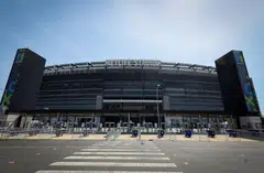 The 82,500-seat MetLife Stadium, across the Hudson river in East Rutherford, New Jersey, has held a number of international football games including the final of the 2016 Copa America tournament.