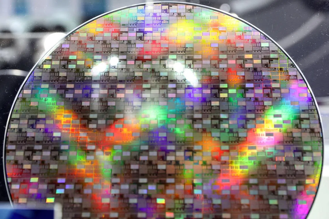 A semiconductor wafer. If a major futures market develops around computer processing, there’s the potential for a new class of real assets available in exchange-traded funds and other products.