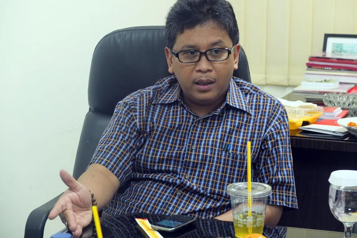 Hasto Krsitiyanto is accused of being involved in the bribery of a former election commission official.