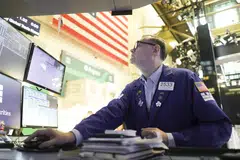 The Dow Jones Industrial Average finished 0.3 per cent lower at 41,249.38 on Friday.