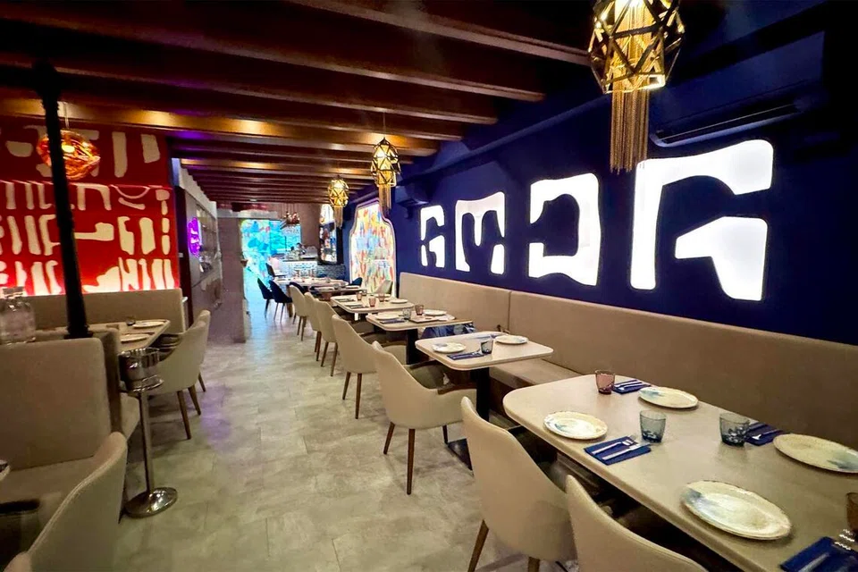 Gaudi-inspired interiors of Amor.