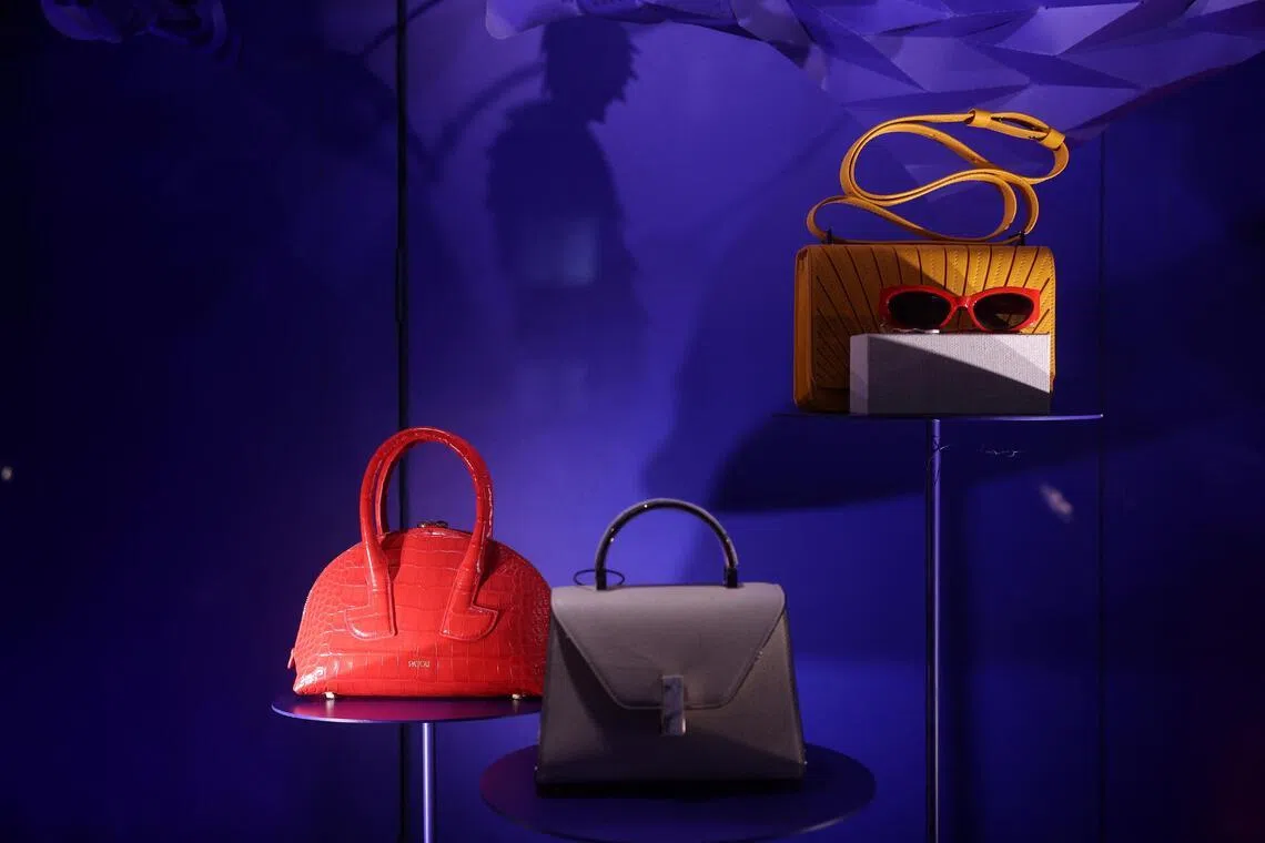 Bags on display at Galeries Lafayette in Mumbai. Despite a rapidly growing middle class, India’s luxury goods market was estimated at just US$12.1 billion last year, less than 3% of China’s, according to Euromonitor data.