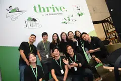 The extended Thrive team at their recent event at the Singapore Exchange on learning how to invest. The most pressing challenge now is to expand the team’s capacity, especially in event outreach and video content.