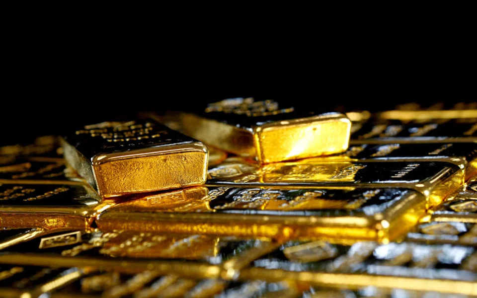 Spot gold was little changed at US$1,839.79 per ounce as of 12.56 am GMT, with the dollar index hovering near its highest levels in about 2 decades.