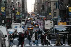 New York City ’s congestion pricing programme began operating in January, with drivers entering parts of Manhattan charged US$9 during peak hours.