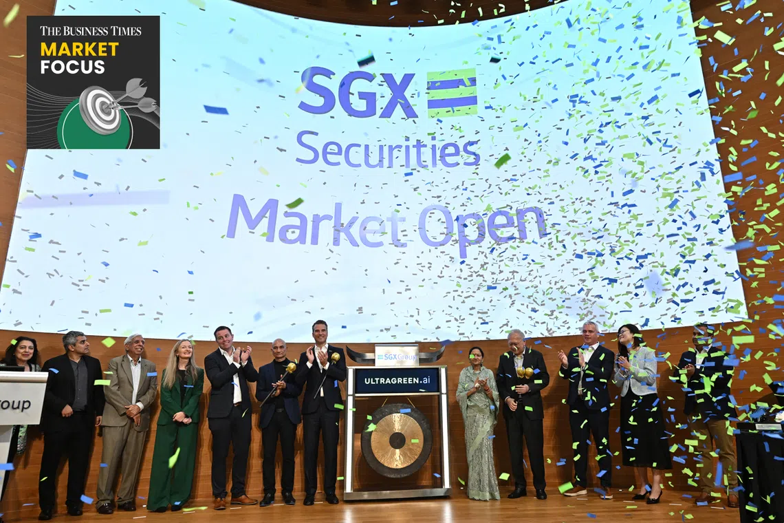 UltraGreen.ai raised about US$400 million in its debut on the Singapore Exchange this week. 