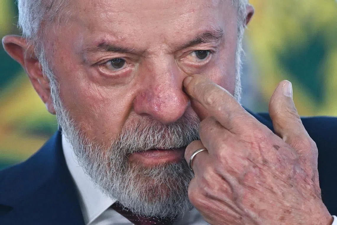 President Luiz Inacio Lula da Silva (pictured) gave his approval for a study of which retaliatory actions -- if any -- Brazil could take for the punishment imposed by Trump over the coup-plotting trial of his ally Jair Bolsonaro, two government sources said.