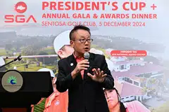 Singapore Golf Association president Tan Chong Huat says: "We have achieved significant progress in introducing golf to the wider community, including the disabled."