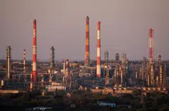  Orsknefteorgsintez oil refinery in Russia. The supply of oil has outpaced demand because Opec+, which includes Russia, began boosting its output in April 2025 after years of cuts.