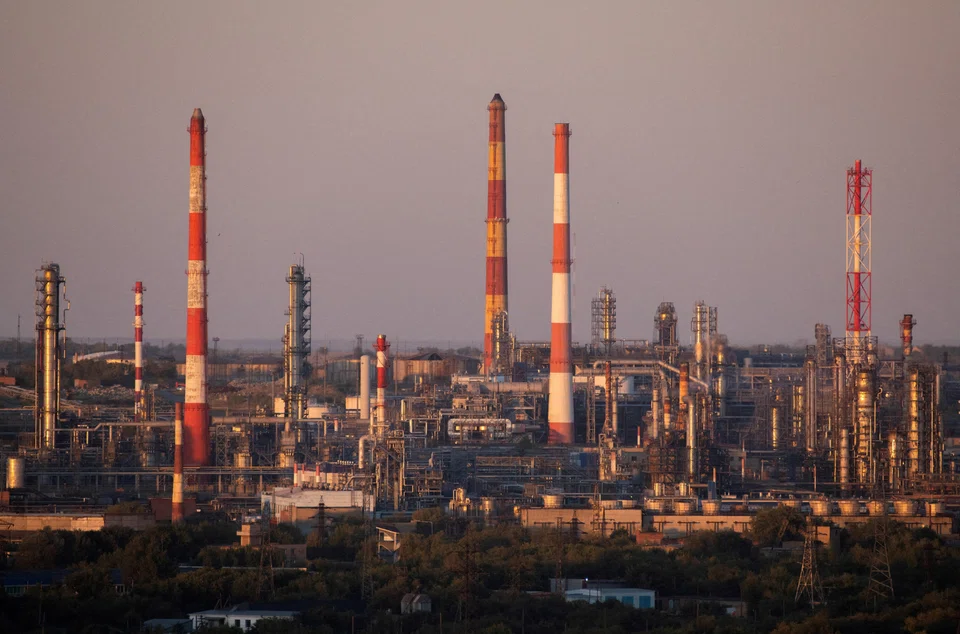  Orsknefteorgsintez oil refinery in Russia. The supply of oil has outpaced demand because Opec+, which includes Russia, began boosting its output in April 2025 after years of cuts.