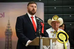 (Left) Labour’s Chris Webb won with a 26.3 per cent swing - the third largest margin from the Conservatives to Labour at a by-election since World War II.