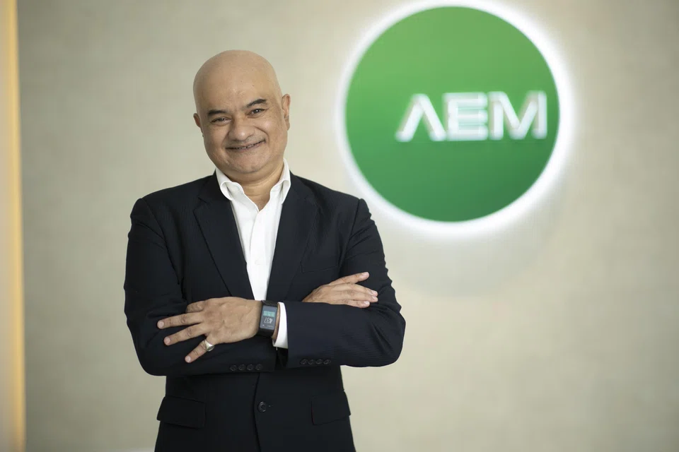 Chandran Nair, chief executive officer of AEM. The company says the semiconductor industry is still undergoing a prolonged cyclical downturn.