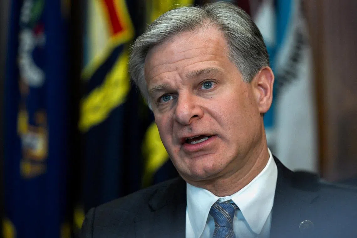 FBI director Christopher Wray has repeatedly warned lawmakers that Beijing-backed hackers exceed the agency's cyber agents by "at least 50 to one".