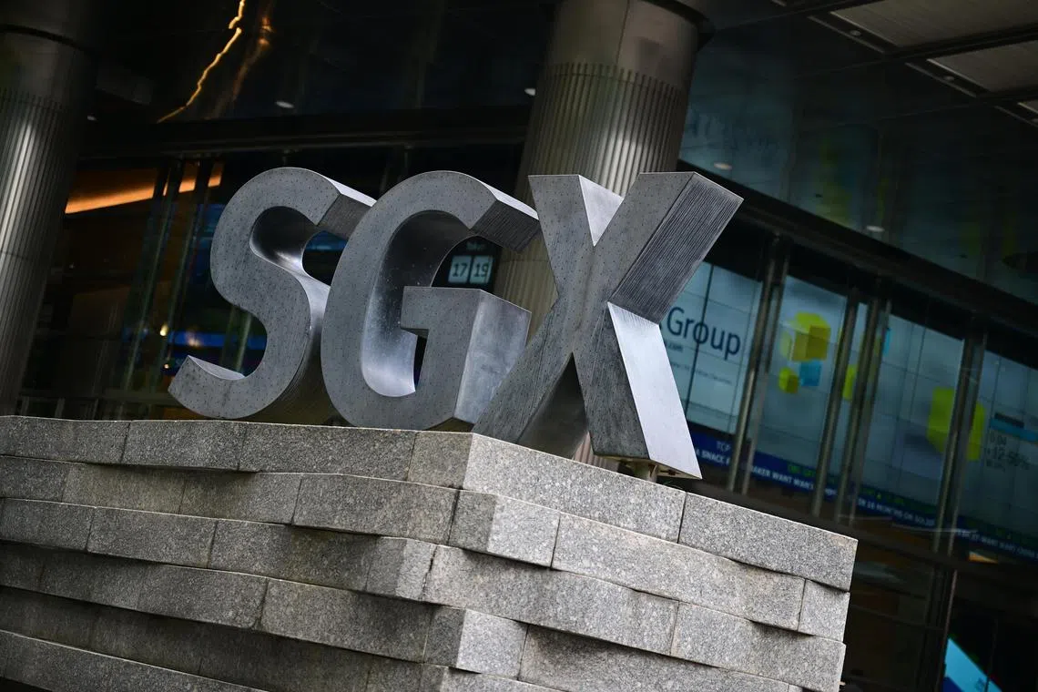 On the Singapore Exchange, losers outnumber gainers 72 to 60.