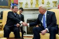 US President Donald Trump met Japan’s Prime Minister, Shigeru Ishiba, at the White House in Washington on Feb 7.