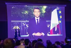 French President Emmanuel Macron called for a snap legislative election after the defeat in the EU votes.   