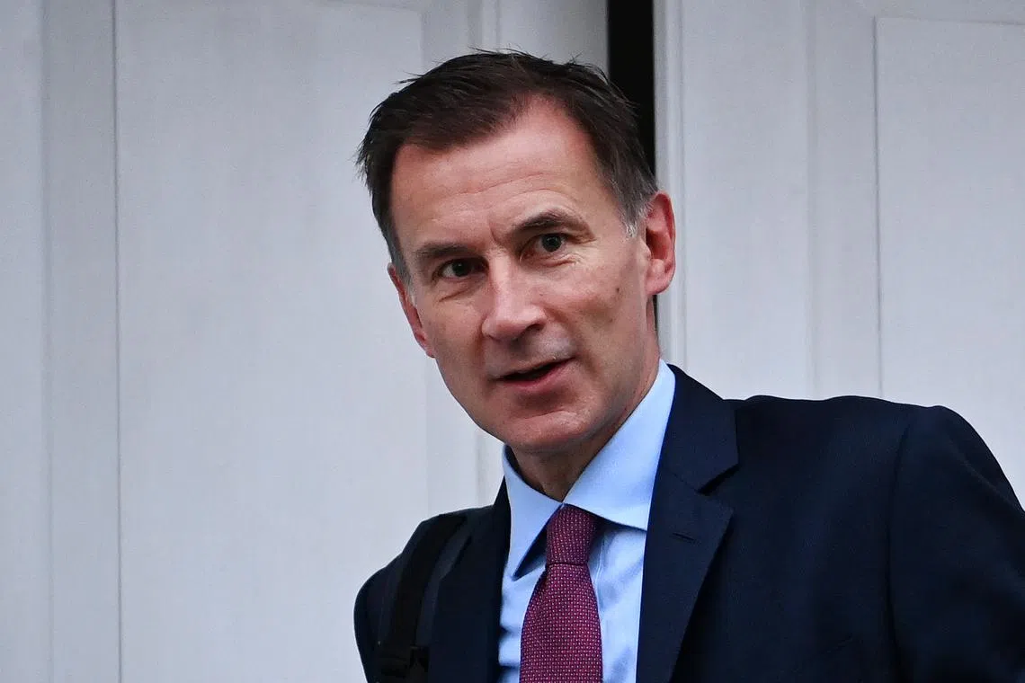 British Chancellor of the Exchequer Jeremy Hunt warned about the severity of the financial crisis when he unveiled his Budget statement on Nov 17. 