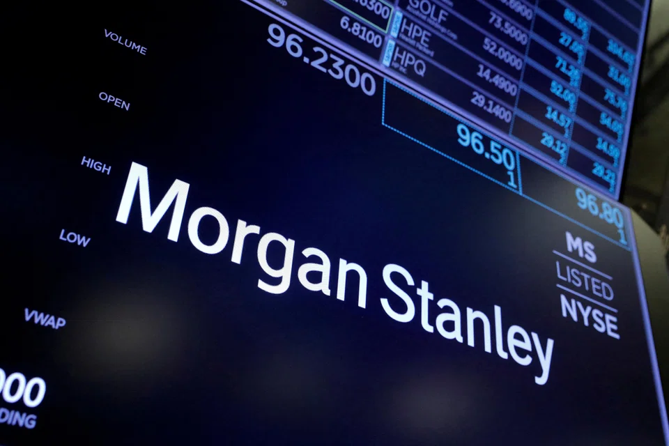 Morgan Stanley’s net income falls to US$1.5 billion, or 85 cents per diluted share, in the three months ended Dec 31.