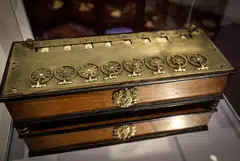 Christie's described La Pascaline, first mechanical calculating machine invented by French polymathe Blaise Pascalthe, as “nothing less than the first attempt in history to substitute the work of a machine for that of the human mind”.