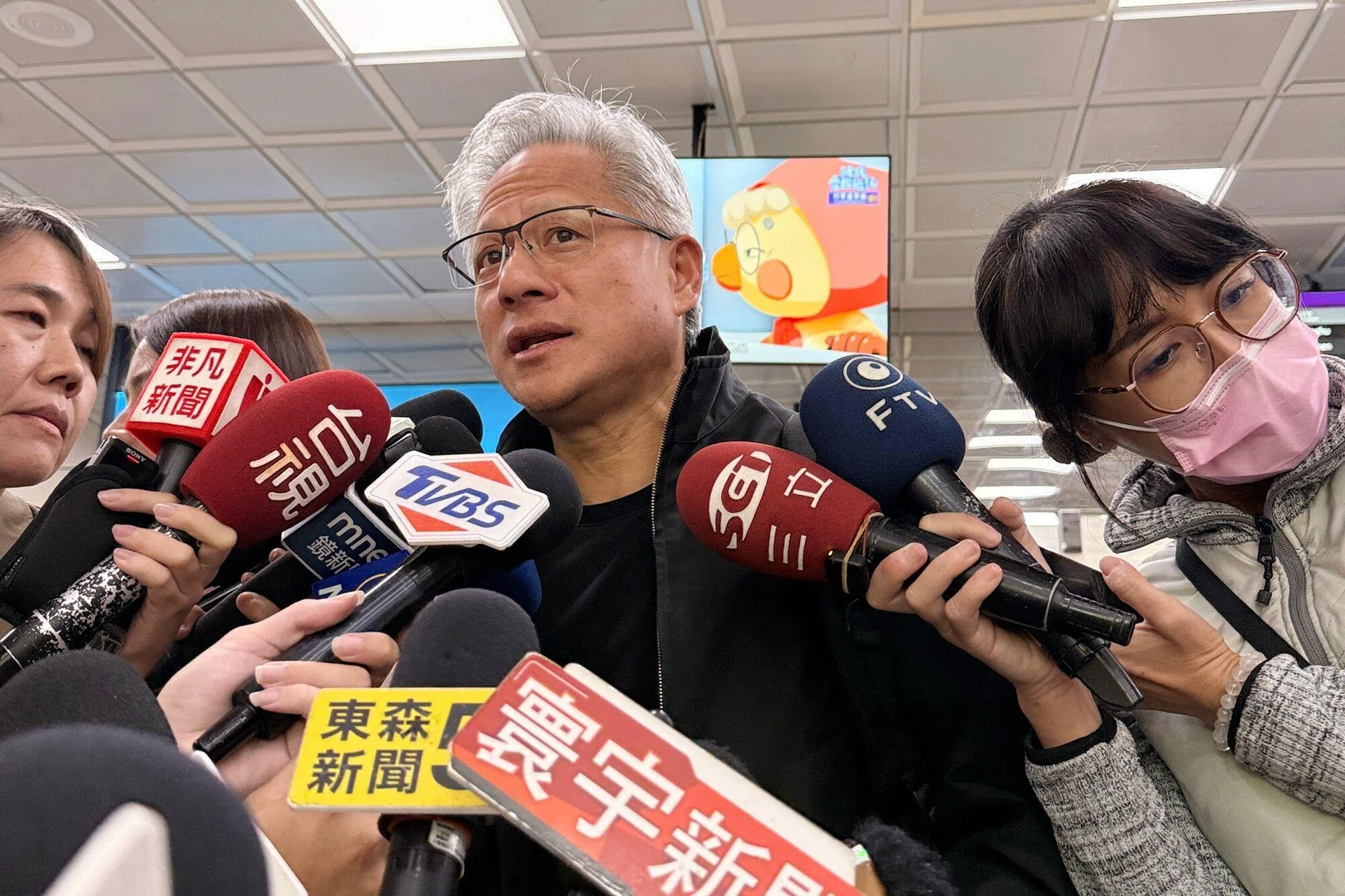 Nvidia CEO Jensen Huang says AI chip sales to China are blocked for now ...