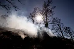 The soaring temperatures, coupled with a lengthy drought are worsening seasonal wildfires in the US.