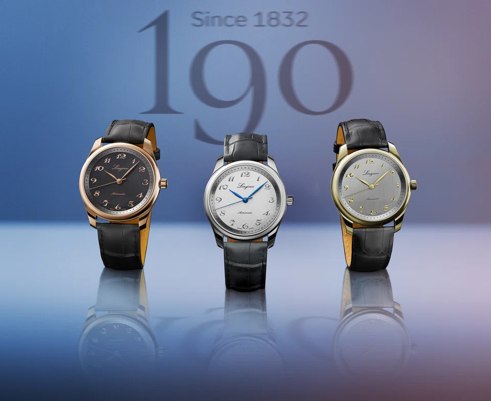 The Longines Master Collection 190th Anniversary watches celebrate the brand's legacy with elegance and simplicity.
