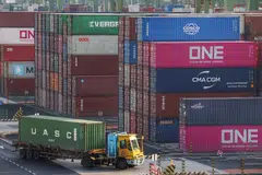 US President Donald Trump has threatened harsher duties on countries accused of rerouting Chinese goods.