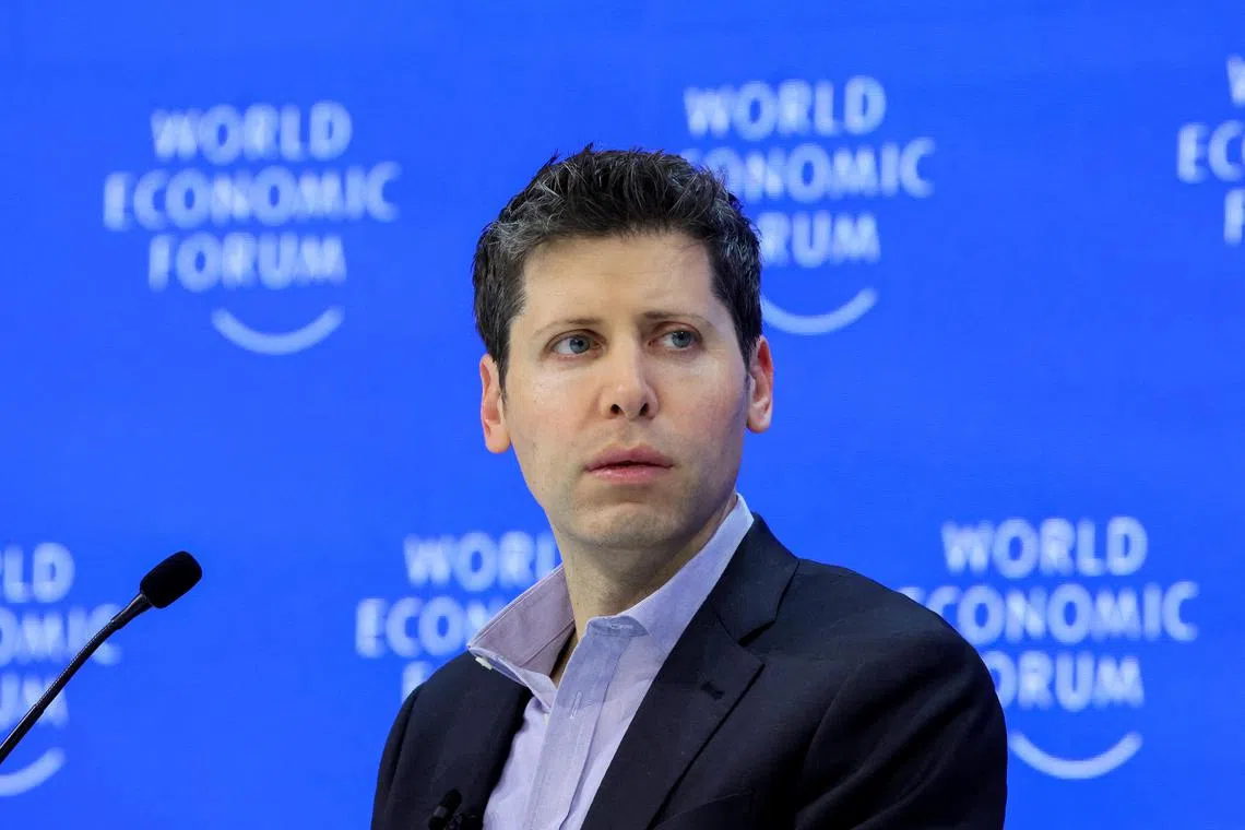 Musk sues OpenAI and its chief executive Sam Altman (above) for allegedly breaking their founding agreement