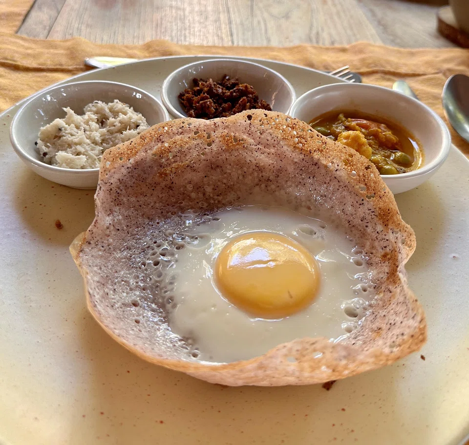 The best Sri Lankan hoppers at the breakfast buffet.