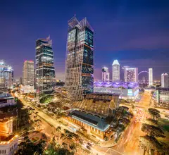 The South Beach project blends 510,000 sq ft of Grade A office space, 190 residential units, 634-room hotel and 32,000 sq ft of F&B and retail spaces into an integrated mixed-use development.