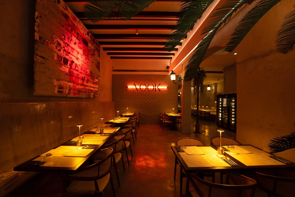 Nook's dimly-lit interiors.