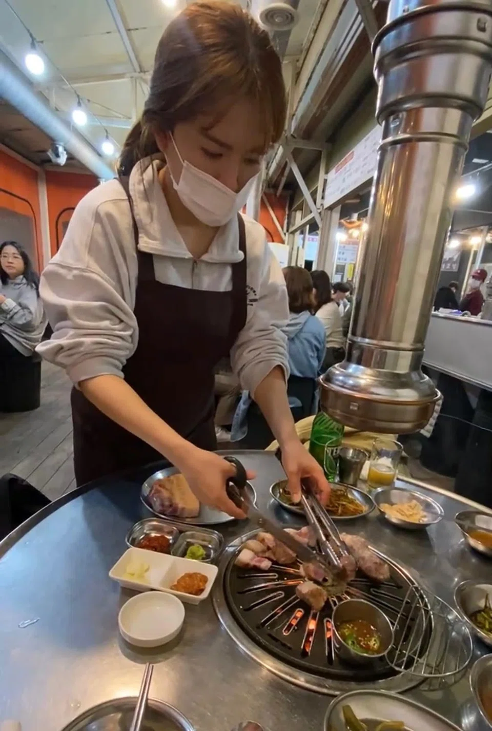 Don't miss Jeju's famous 'black pork' served at local barbecue restaurants.